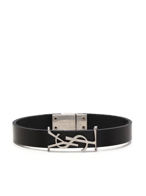 Cassandre Leather Bracelet SAINT LAURENT | 7088150IH0E1000